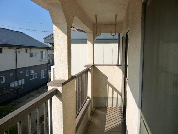 一宮の戸建てのバルコニー