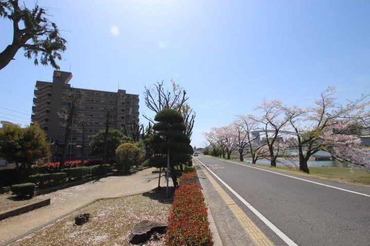 東山のマンションの外観
