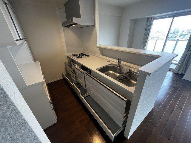 阿知のマンションのキッチン