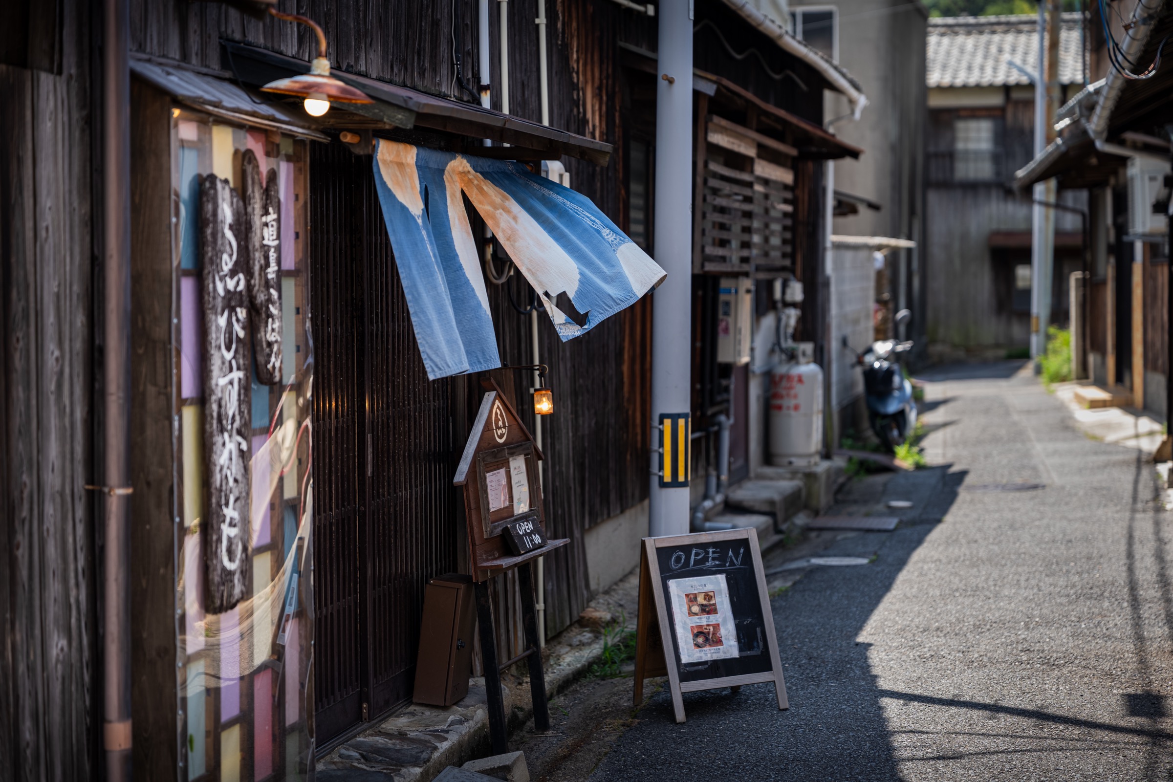本村の路地